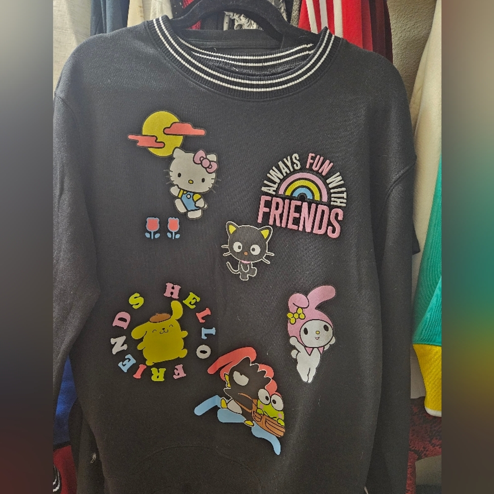 Black Hello Kitty and Friends Size small Sweater